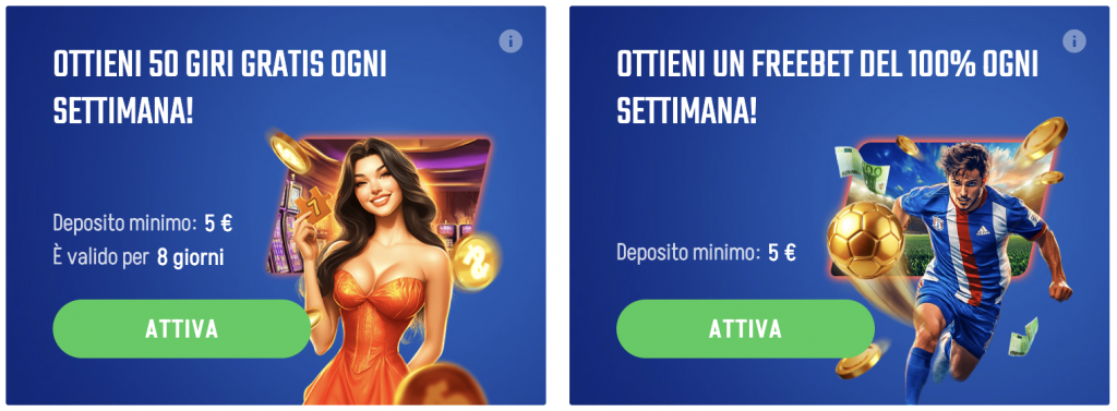 Promozioni e Offerte Winnita Casino